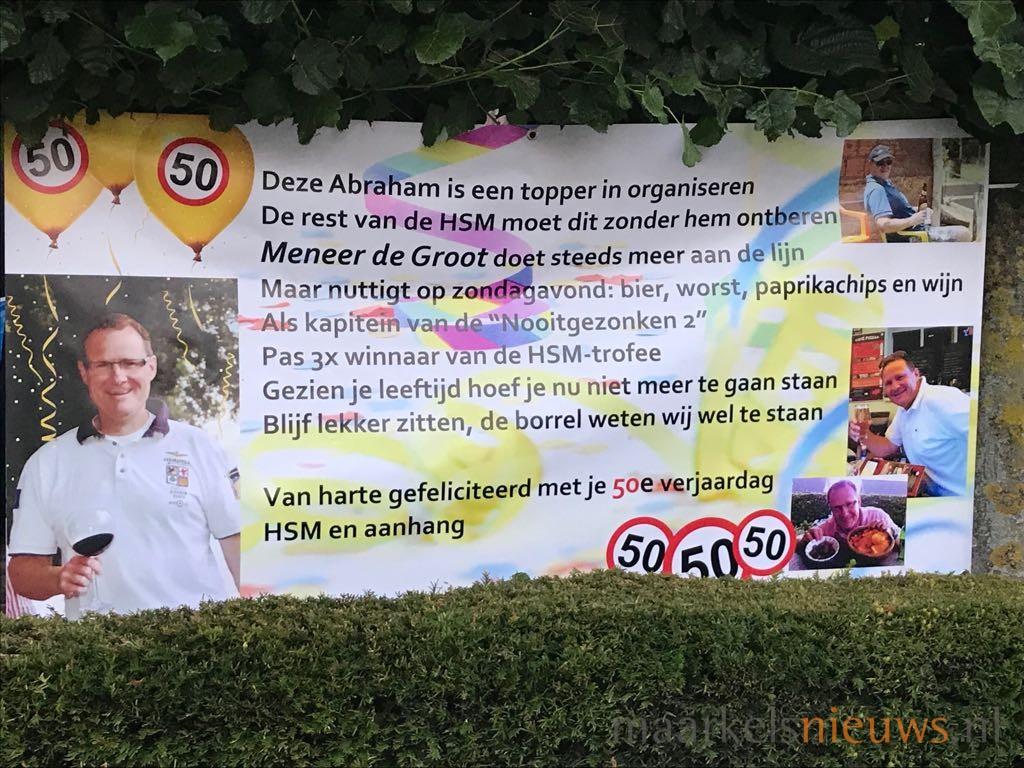 Jaap de Groot 50 jaar Maarkelsnieuws.nl