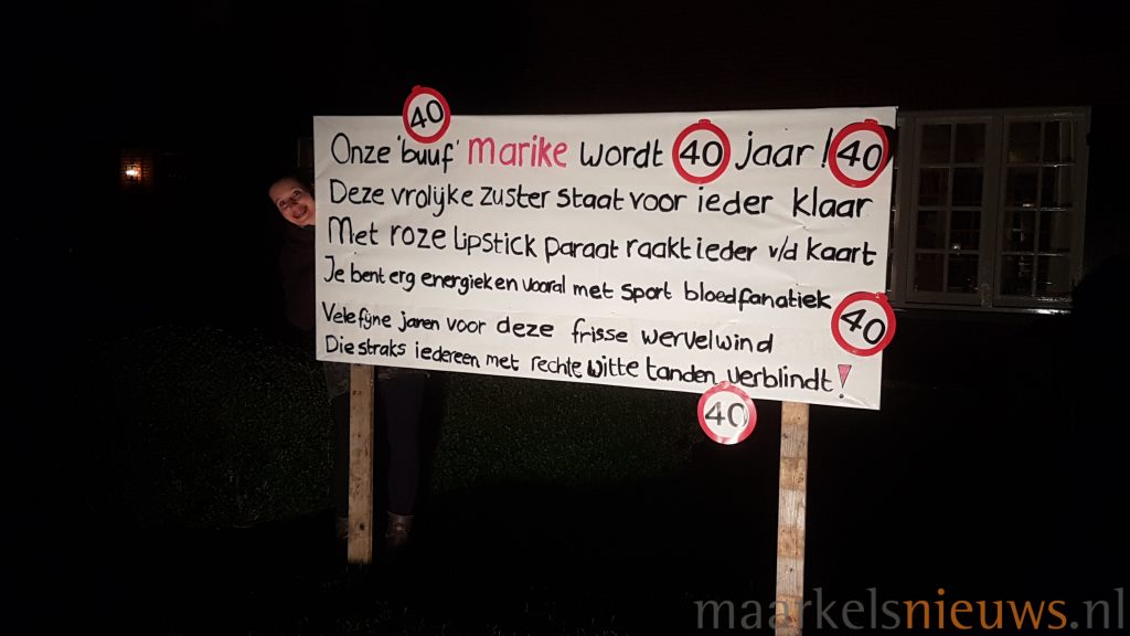 Spiksplinternieuw Marike Woudenberg 40 jaar - Maarkelsnieuws.nl QJ-28