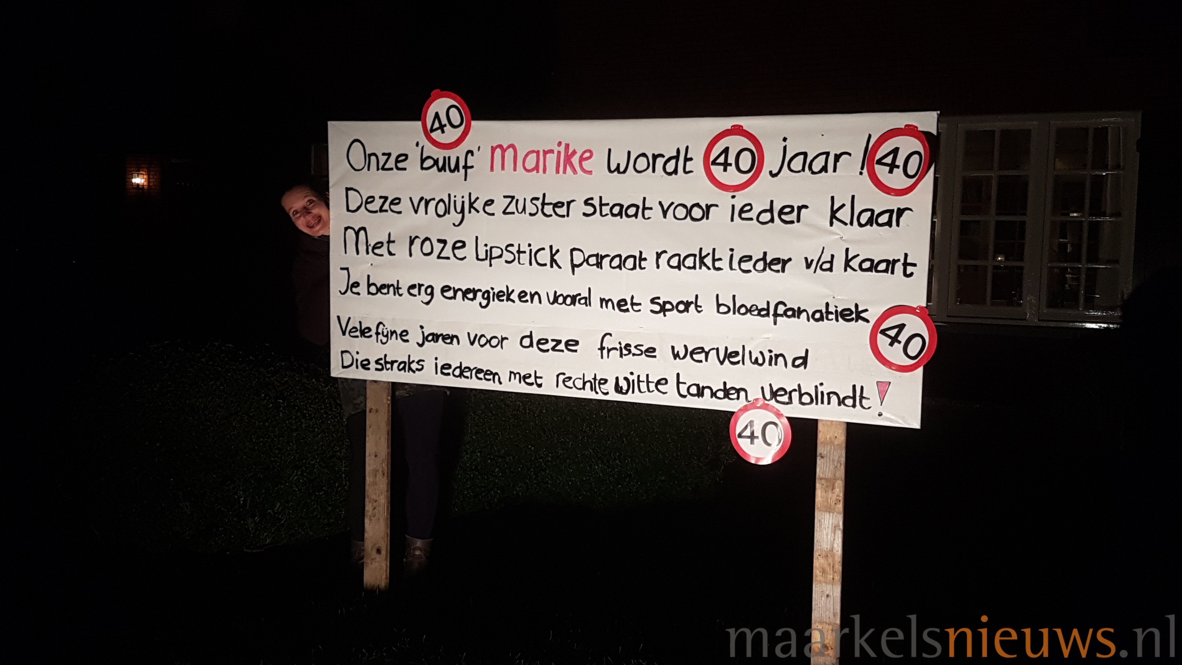 Wonderlijk Marike Woudenberg 40 jaar - Maarkelsnieuws.nl UK-97