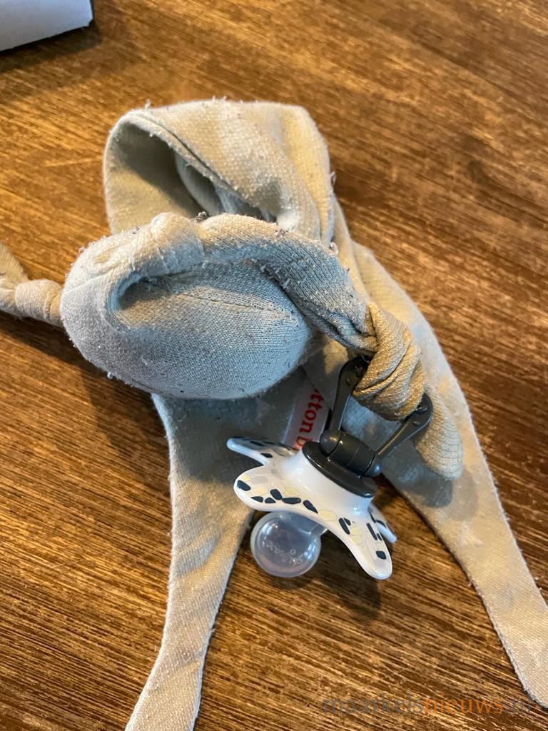 Nattou Mini-knuffel gemaakt van katoen (mousseline) en polyester