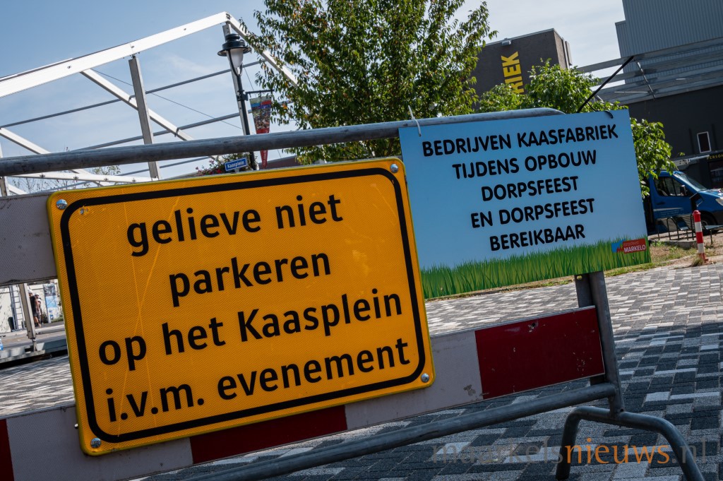 Wegafsluitingen tijdens Dorpsfeest Markelo 2025