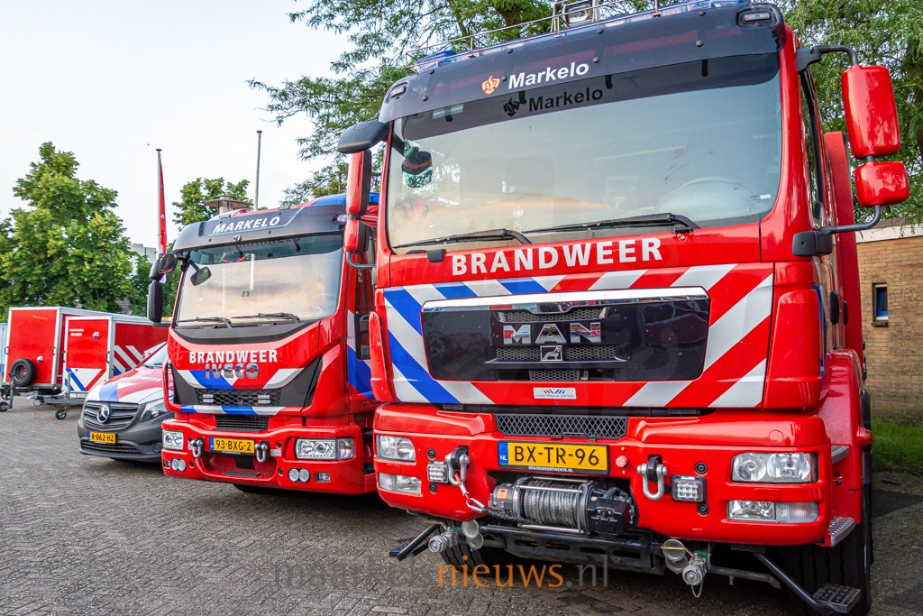 Brandweer Markelo zoekt nieuwe vrijwilligers: ‘Een pieper? Lang zo gek nog niet’