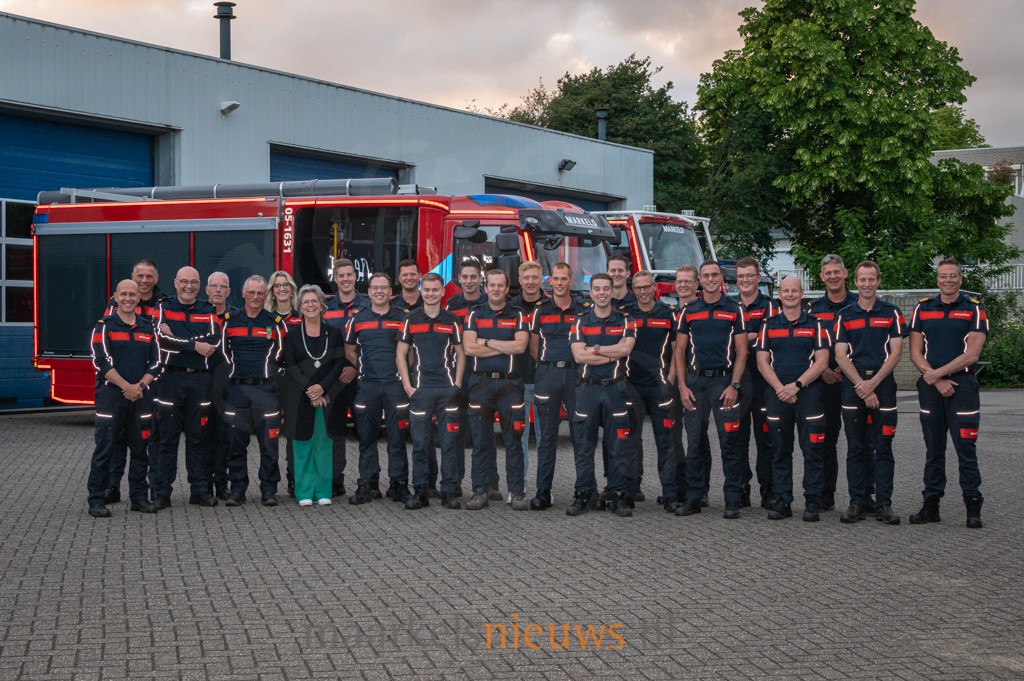 Waardering vrijwilligers korpsavond Brandweer Markelo