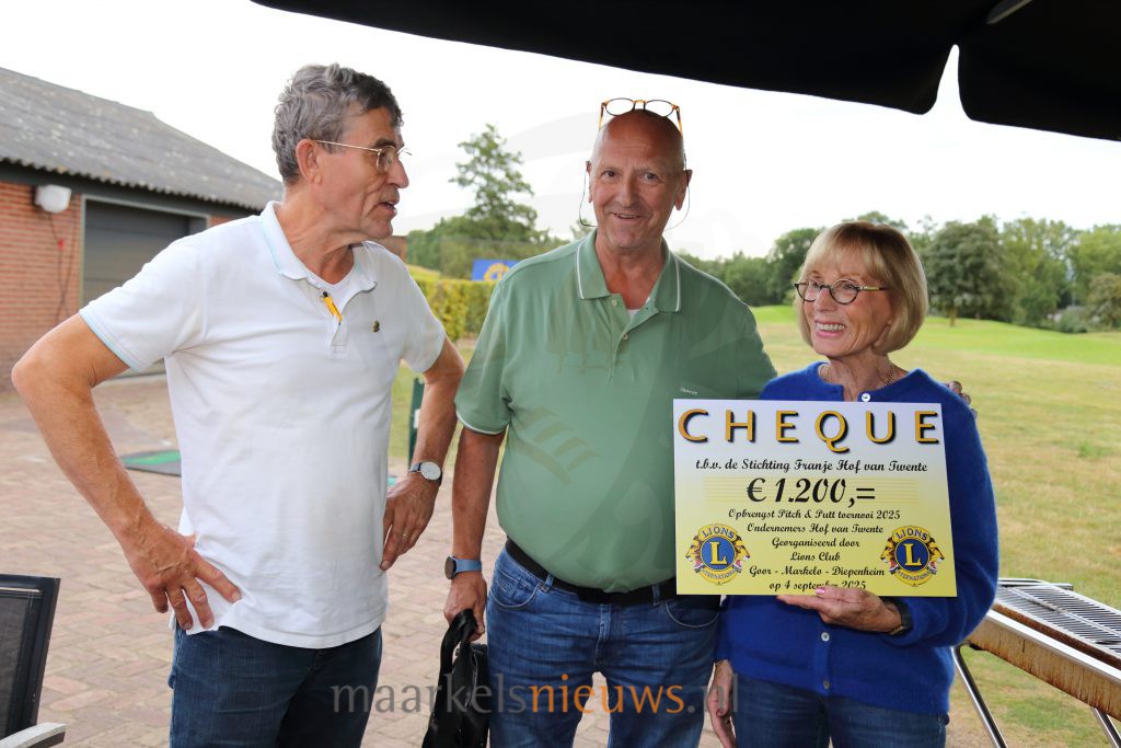 Lions steunen eetproject voor ouderen