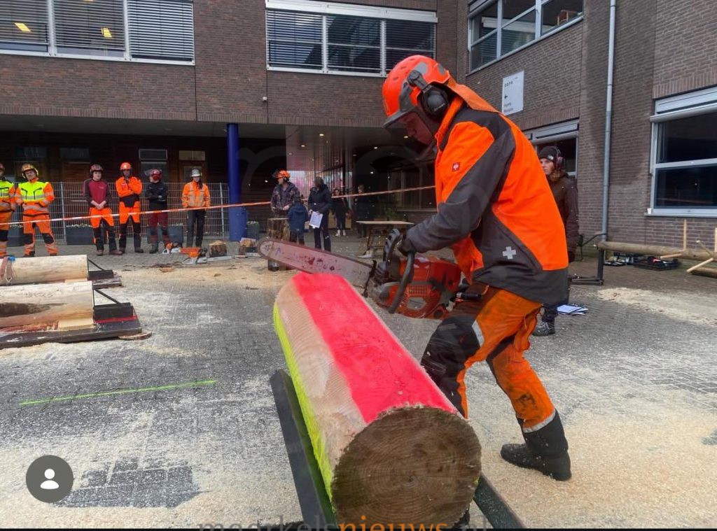 Stijn Berendsen naar Europees bosbouwkampioenschap