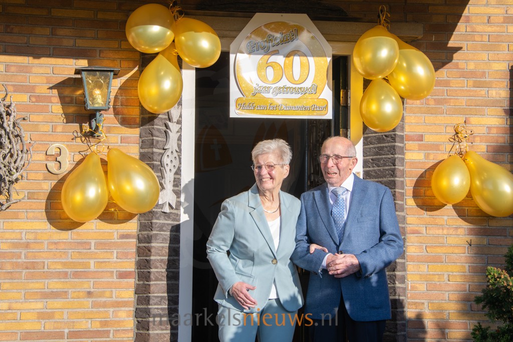 Diamanten bruidspaar Jan en Annie Vasters