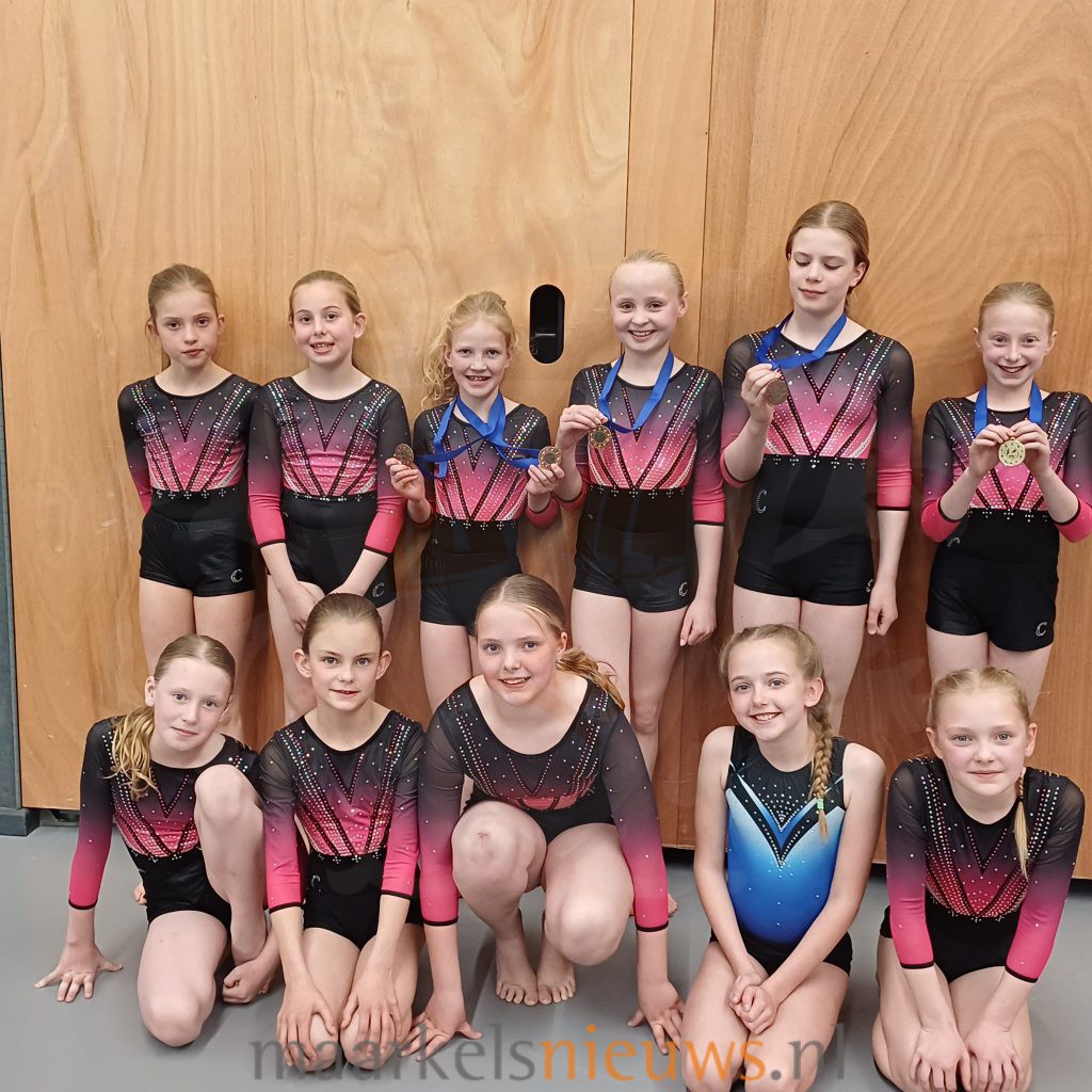 Medailleregen voor GV Markelo in Nieuwleusen