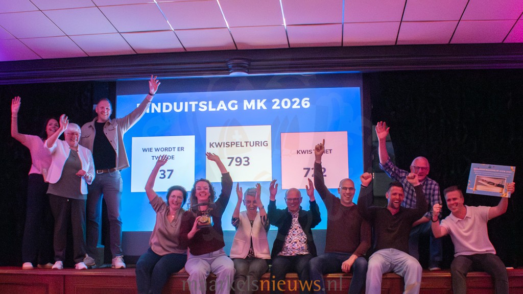 Kwispelturig wint Maarkelse Kwis 2026