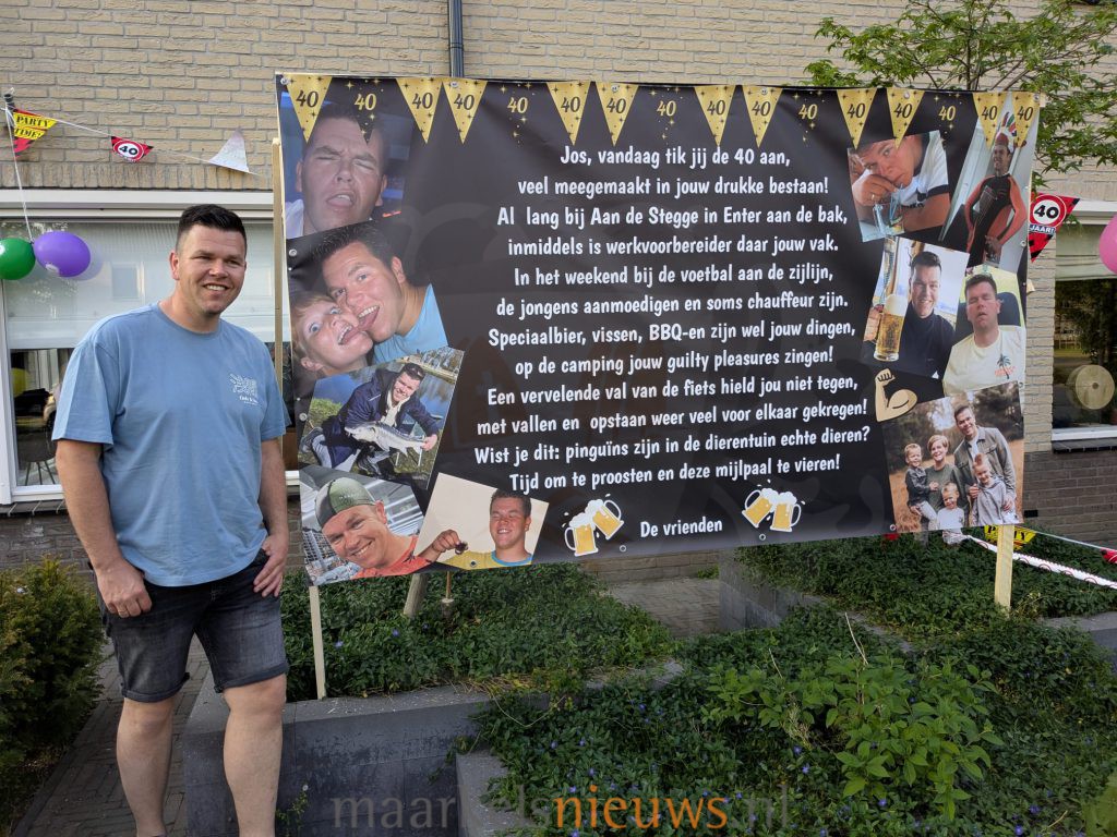 Jos Beldman viert 40e verjaardag