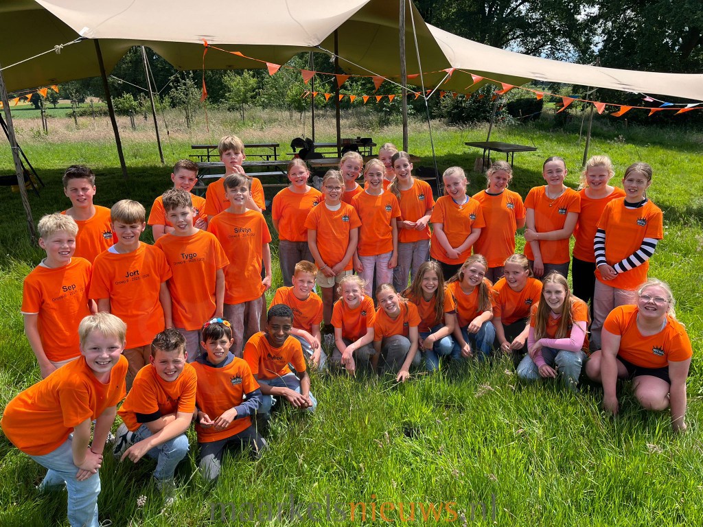 Groep 8 OBS De Zwaluw feestelijk verrast